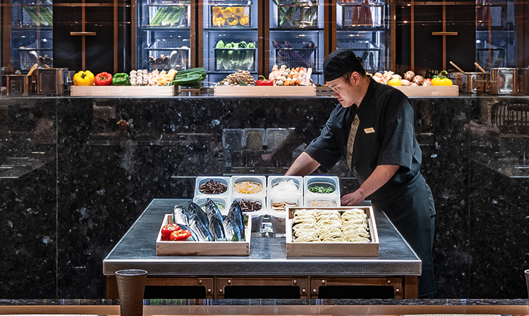 縁起の良いお出迎え